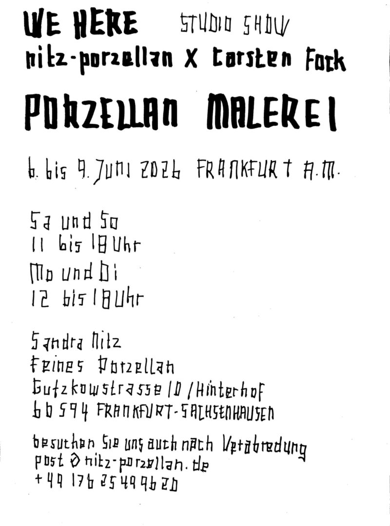 WE HERE studio schau